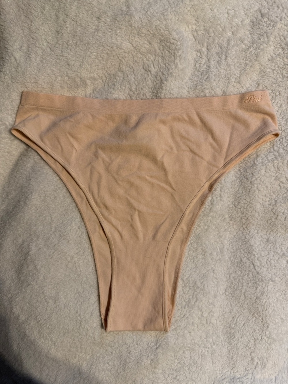 NWT Victorias Secret Pink Seamless Brazilian Slip